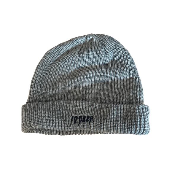 10.Deep Other - 10.Deep knit hat beanie cap green knit logo spell out